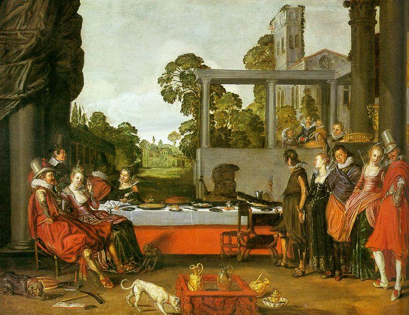 BUYTEWECH, Willem Banquet in the Open Air